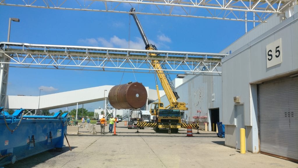 Industrial Equipment Rigging at SIA