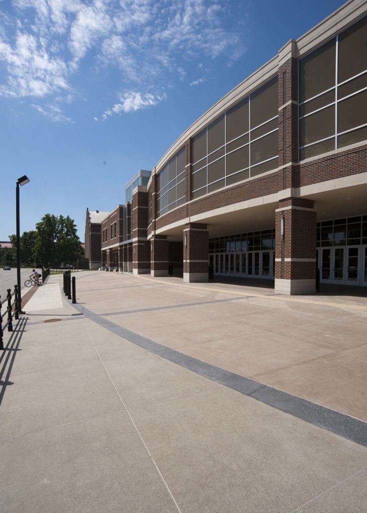 Mackey Arena Concrete